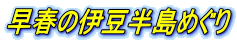 早春の伊豆半島めぐり